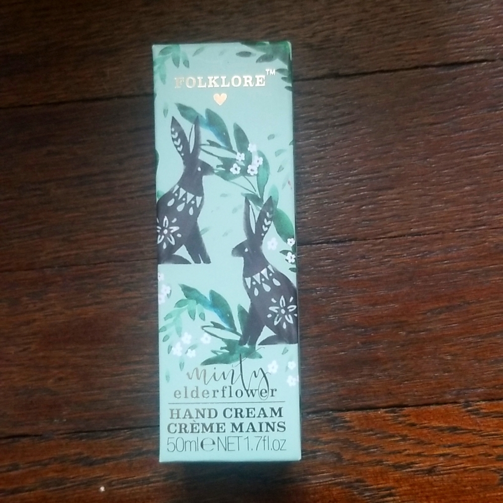 FOLKLORE minty elderflower Hand Cream